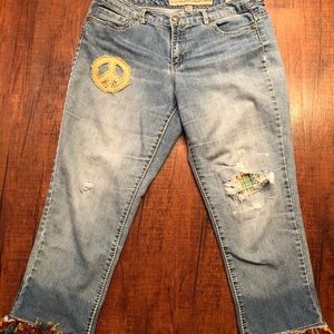 Revibed boyfriend jeans